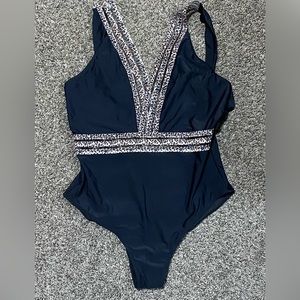Size XL Cheetah One Piece Swimwear